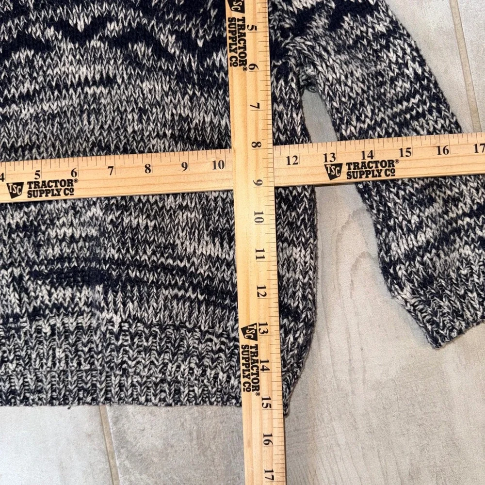 Gymboree Kids Sweater 3T Blue White Knit Shawl Collar‎ Button Pullover
